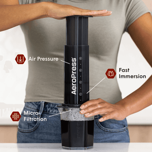 AeroPress XL Coffee Maker & XL Paper Micro-Filters Bundle