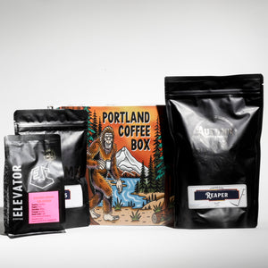 Collection of fresh Portland Coffee from unique micro roasters